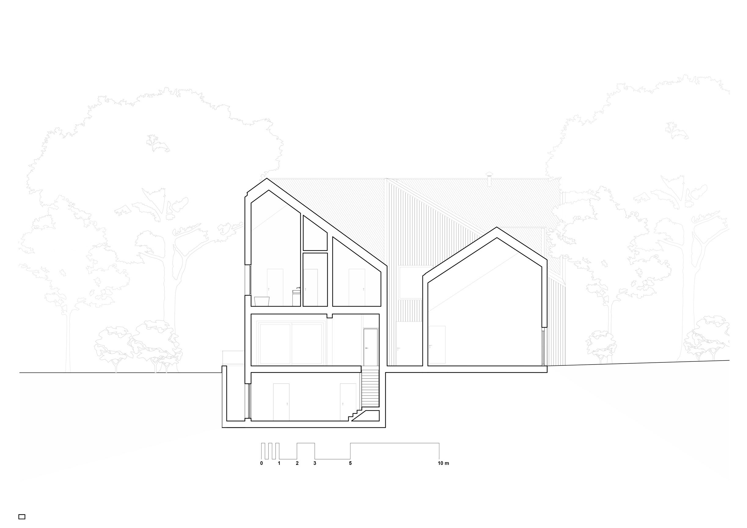 Forest House Section